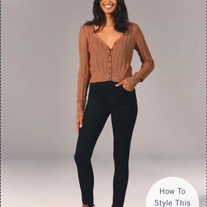 Abercrombie High Rise Super Skinny Ankle Jean